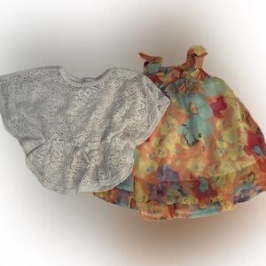 Sundress and over shirt 12m - 18m
